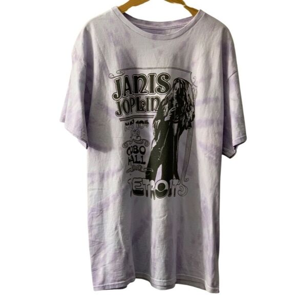 Junk Food Janis Joplin Tie Dye Short Sleeve Graphic Tee - Picture 1 of 5